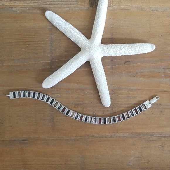 Silpada - Rare Pyrite & Natural Stone Bracelet - Picture 3 of 8